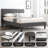 DeCoro Mornington Upholstered Platform Bed w/ Metal Frame-25804248-25804251
