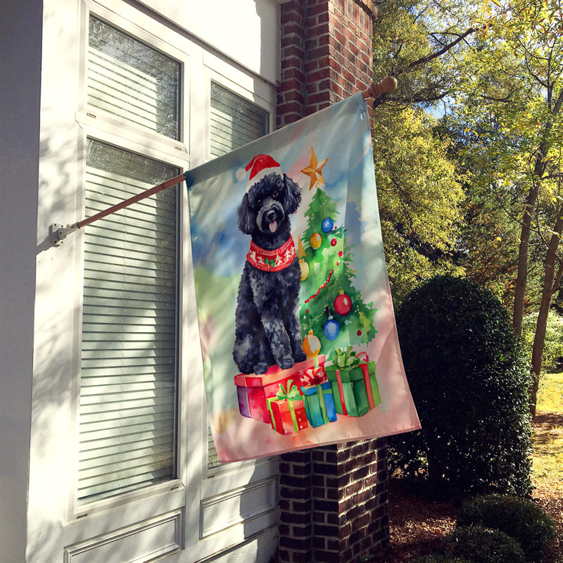 Double Sided Polyester Christmas, 40" H x 28" W