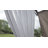 Abba White 52" W x 84" L Grommet Solid Sheer Waterproof Pergola Outdoor Curtain Single Panel-559716617-666619427
