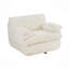 Fauteuil d'appoint pivotant avec dossier ergonomique Crosby-115319614