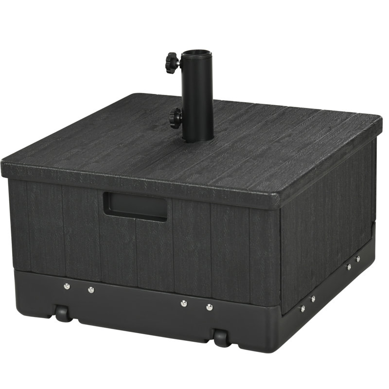 Base de parasol d'extérieur 3-en-1 Outsunny