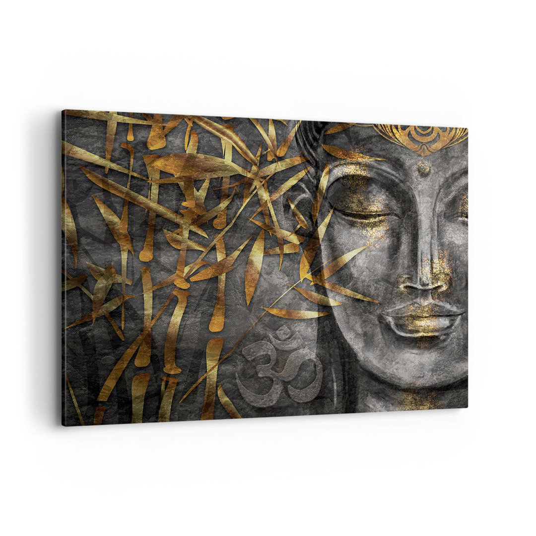 Leinwandbild Buddha Gold Bodhisattva