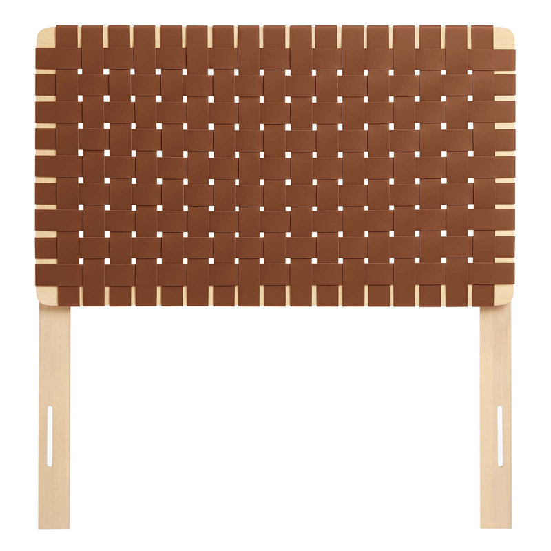 Modway Sparta Solid Wood Headboard, Twin, Brown
