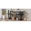 Console Retro Elegant avec plateau effet marbre-1254421