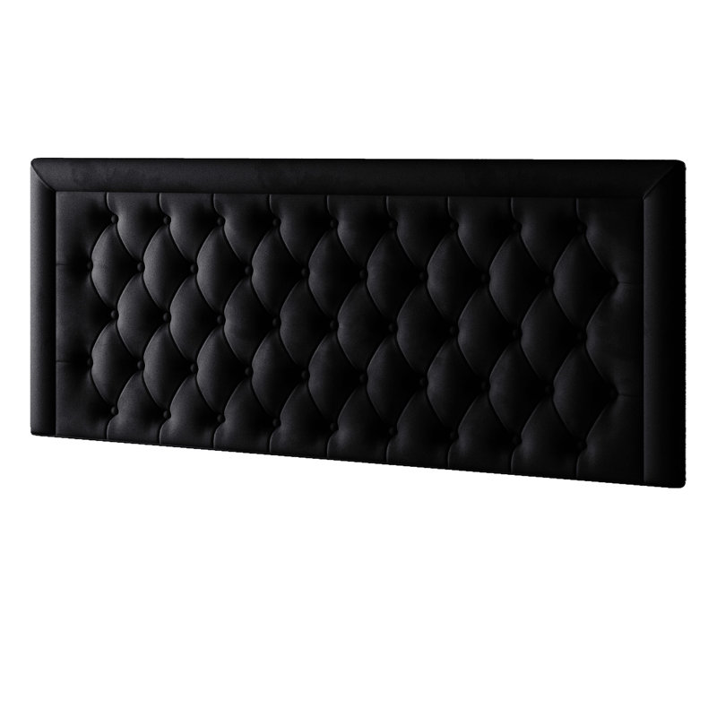 Scarborough Upholstered Headboard, Black, Small Double (4')