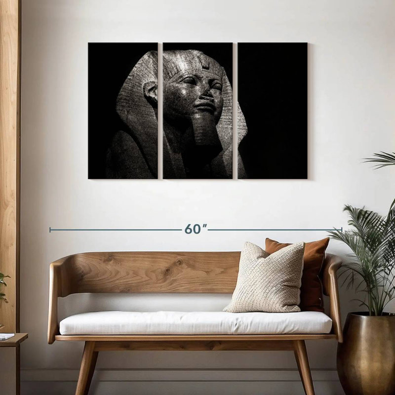 Brampt Closeup Black Sphinx, 28" H x 45" W