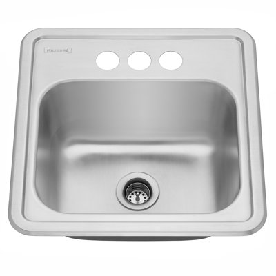 15'' L Single Bowl Stainless Steel Kitchen Sink
