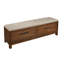 Banc de rangement rembourré à tiroir Wrightia-895993792