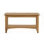 Censu Oak Coffee Table With Shelf