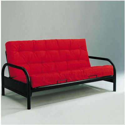 Structure de canapé ajustable à finition noire Alfonso (coussin non inclus)