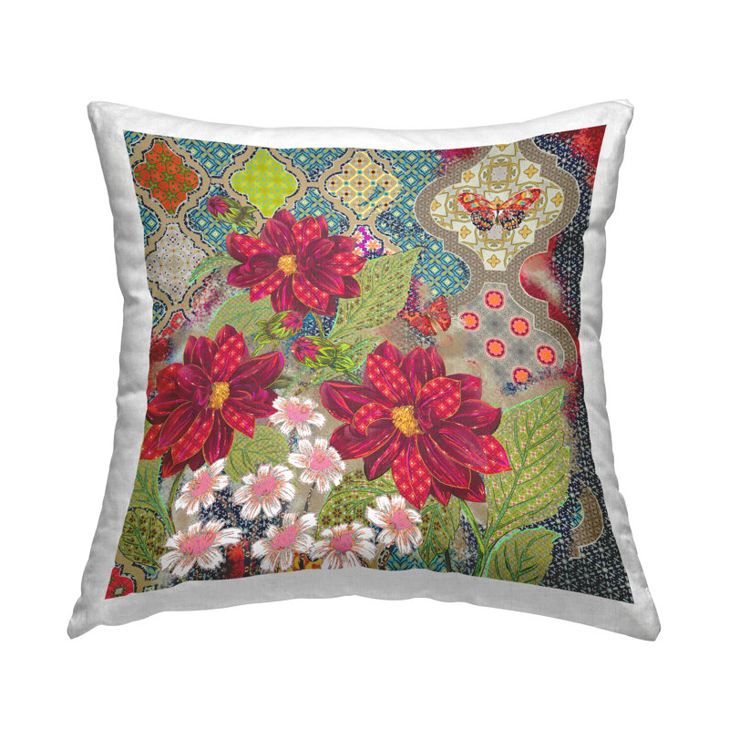 Floral Throw Pillow