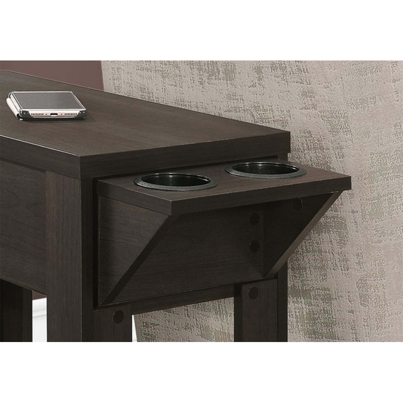 Accent Table, Side, End, Storage, Lamp, Living Room, Bedroom, Laminate, Transitional, Espresso