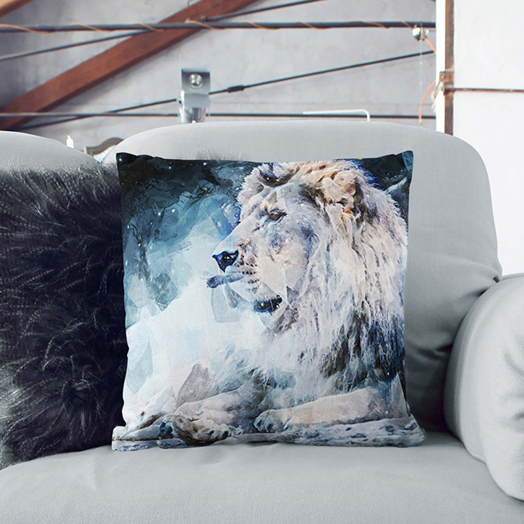 Beautiful Lion Cushion with Filling