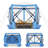 10x10ft Camping Gazebo Screen Tent, 5 Sided Pop-up Canopy Shelter with Mesh Windows-105123212
