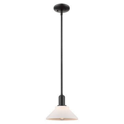 Arcadia - Orwell - Mini-luminaire suspendu avec tige 8 lumières 1 lumière
