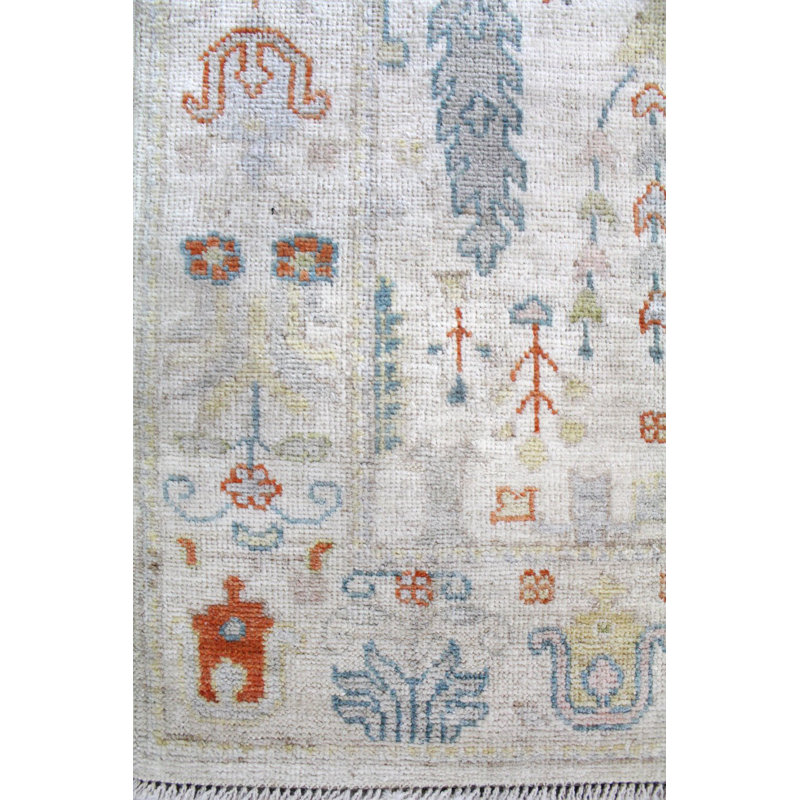 Oushak One-of-a-Kind 2'8" X 7'10" Hand Knotted Area Rug