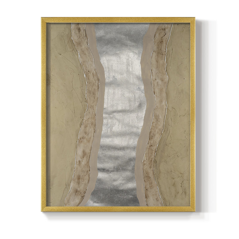 Silver Lake II Framed Print - Solid Wood