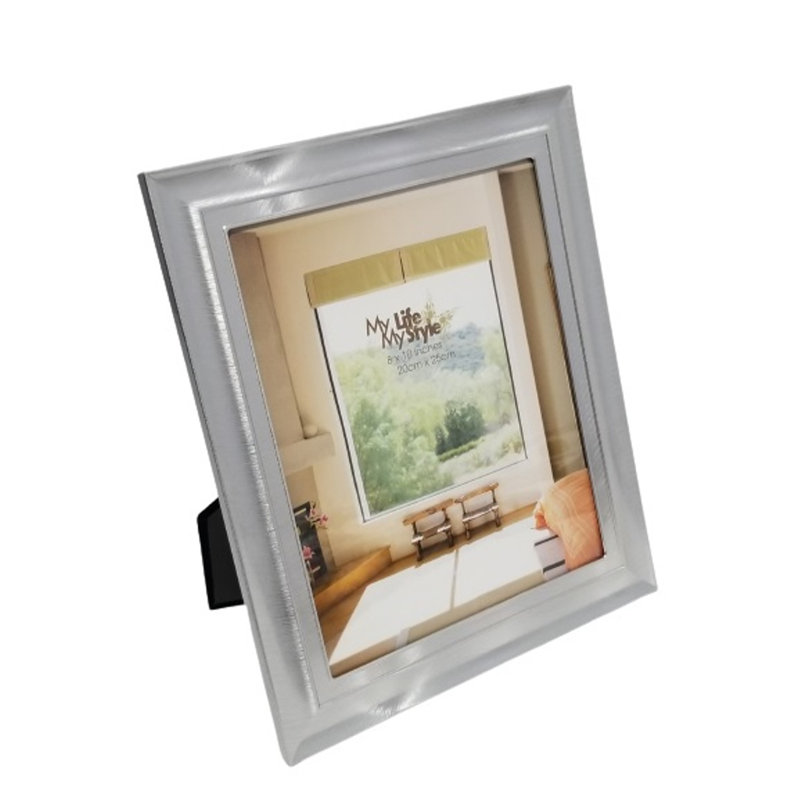Akono Silver Metal Silver Plated Picture Frame