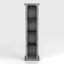 Bibliothèque en bois Tilly H 75 "à 4 niveaux