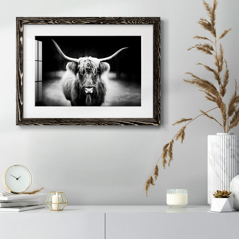 Reproduction photographique Highland C Best, H 22 po x l 32 po, Noir