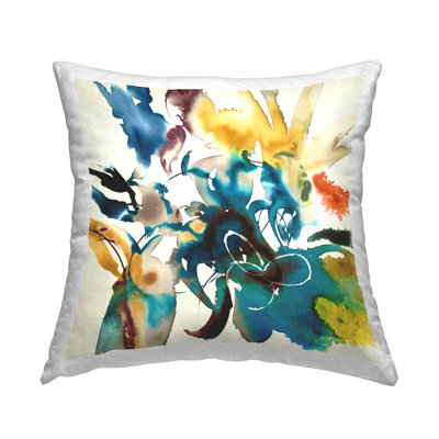 Floral Throw Pillow