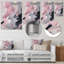 Décoration murale abstraite glam sur métal-615656317