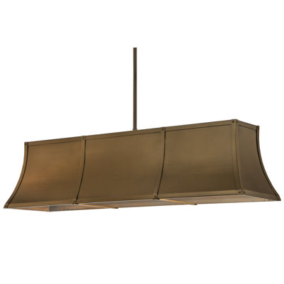 Luminaire suspendu oblong de 64 po Nadine