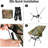 2 Pack Portable Camping Chair Backpacking Chair, Folding Camping Chair With Carry Bags