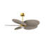 Alessandra Tropical - Five Blade Ceiling Fan - Integrated LED -Matte Black Finish -Light Blue Blades-968185005-968184998