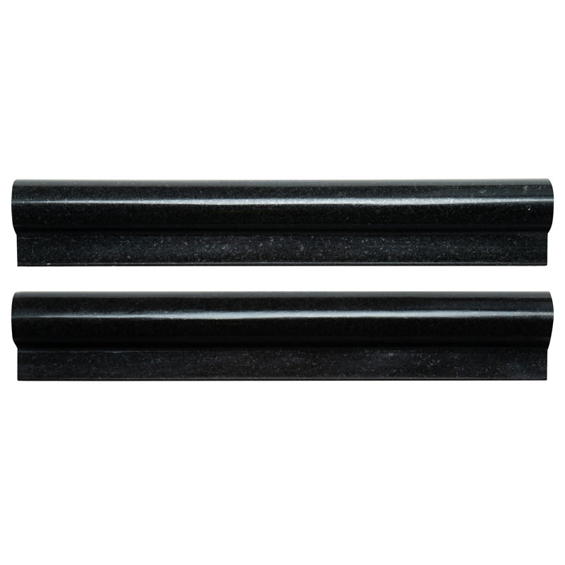 1'' H x 2'' W x 12'' D Granite Chair Rail