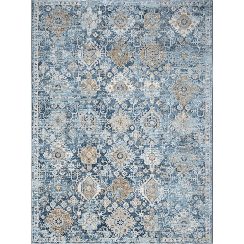Noble 7 Ft. 10 In. X 10 Ft. 3 In. Area Rug Classic, Soft, And Stain Resistant For Living Room, Bedroom, Entryway And High-Traffic Areas