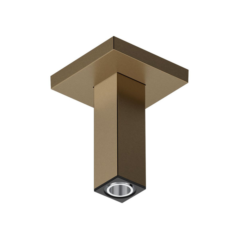 hansgrohe Pulsify E Extension Pipe for Ceiling Mount E, 4", Brushed Bronze