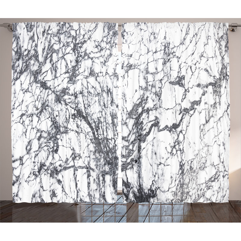 Semi Sheer Curtain Pair, 54" W x 96" L