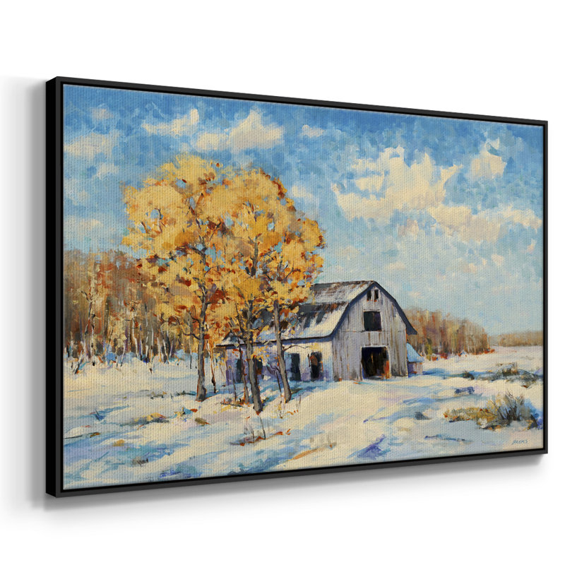 Grange d'automne, Noir, H 37 po x l 25 po x P 2 po