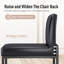 Tabouret de comptoir de cuisine rembourré 24 po avec base en métal noir et similicuir minuit 24 po (ensemble de 2)-600354217-598637966-598470249
