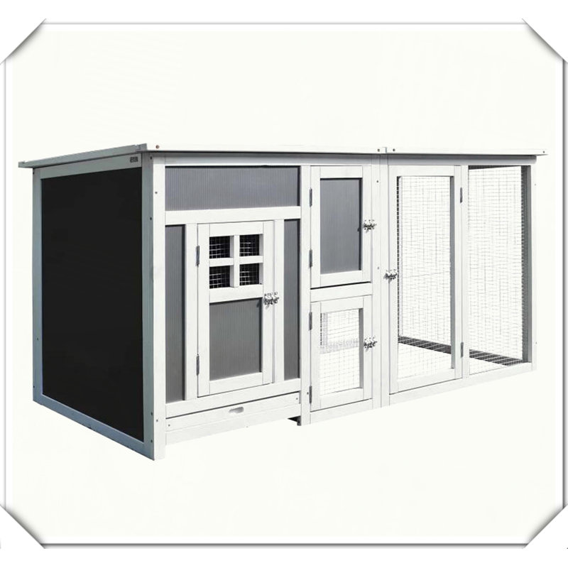 Enclos pour animaux en bois avec toit pour PC