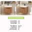 Meuble-lavabo simple 24 po avec plateau en résine Lazzat