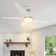 Lear 52'' Smart Ceiling Fan With Remote, Light Kit Included, Works With Google Assistant And Amazon Alexa,Siri Shortcut.