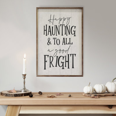«A Good Fright» sur bois