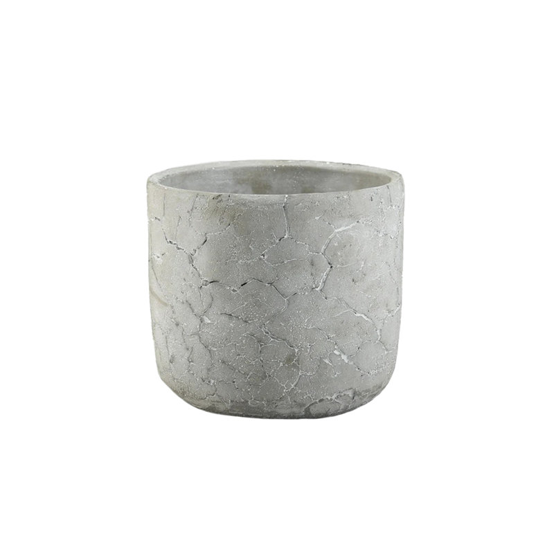  Vase en ciment Cracklestone Rustic