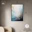 Art mural abstrait bleu de la mer bleue de Punta Cana par Art Remedy-102530213-102530219