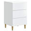 43cm W Engineered Wood Bedside Table