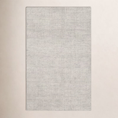 Hand-Tufted Striped Wool Rug