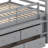 Ilakkiya Loft Bed with Retractable Writing Desk and 4 Drawers-82043243-82043241