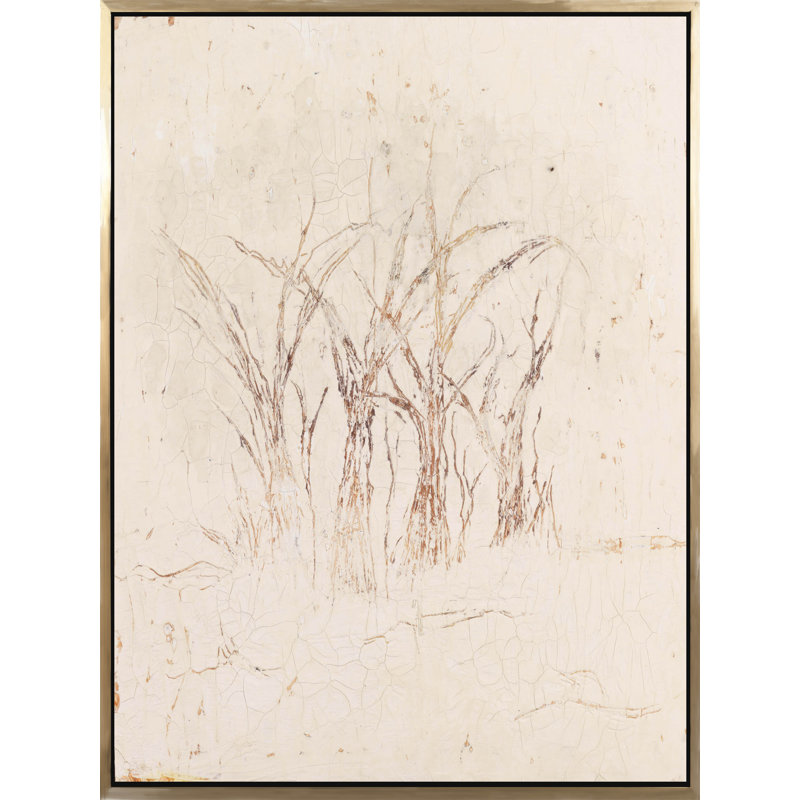 «Fall Rest» - Peinture sur toile à cadre flottant