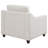 Juwann Upholstered Sloped Arm Accent Chair Beige