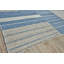 Exquisite Rugs Scandinavian Handmade Handloomed New Zealand Wool Blue/Ivory Area Rug-1608785811