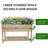 Raised Garden Bed Planter Box with Legs & Storage Shelf Wooden Elevated Vegetable Growing Bed for Flower/Herb/Backyard/Patio/Balcony-1911500567