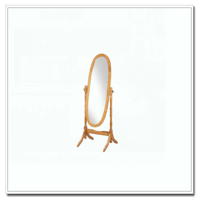 Miroir de plancher en bois, Chêne