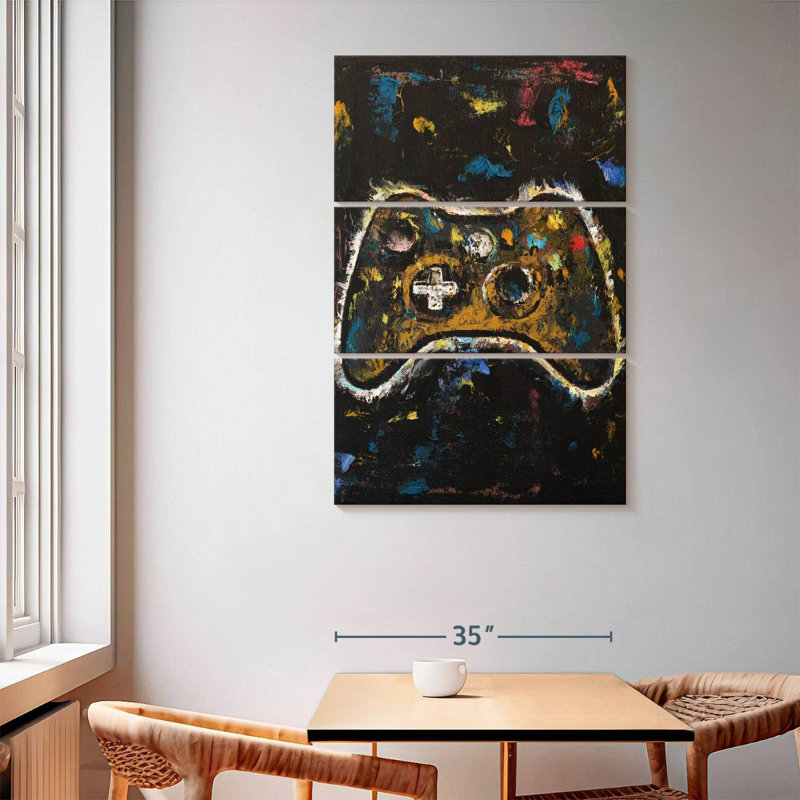 Gamer, 65" H x 42" W
